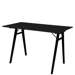 Wohnen Tische<Skandi Schreibtisch in Schwarz - Vallino