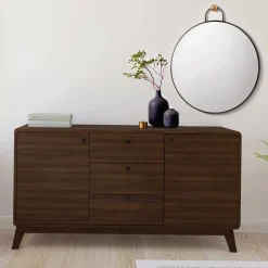 Wohnen Sideboards<Skandi Sideboard in Walnuss Optik - Pastilla