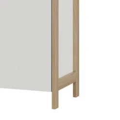 Wohnen Sideboards<Skandi Sideboard in Weiß und Eiche Dekor - Ovidio