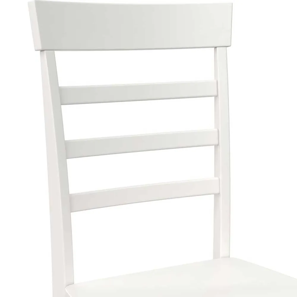 Wohnen Sitzgruppe<Skandi Tischgruppe in Weiß - Rarera (dreiteilig)