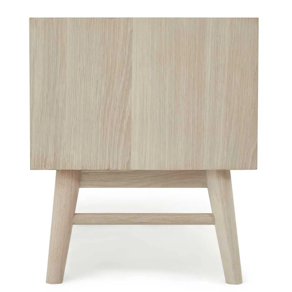 Wohnen Tv & Hifi-Möbel|Lowboards<Skandi TV Lowboard in Eiche Weiß - Lametla