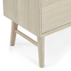 Wohnen Tv & Hifi-Möbel|Lowboards<Skandi TV Lowboard in Eiche Weiß - Lametla