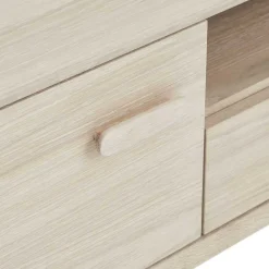 Wohnen Tv & Hifi-Möbel|Lowboards<Skandi TV Lowboard in Eiche Weiß - Lametla