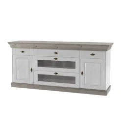 Wohnen Sideboards<Skandinavisches Sideboard Mirandesca in Weiß Grau