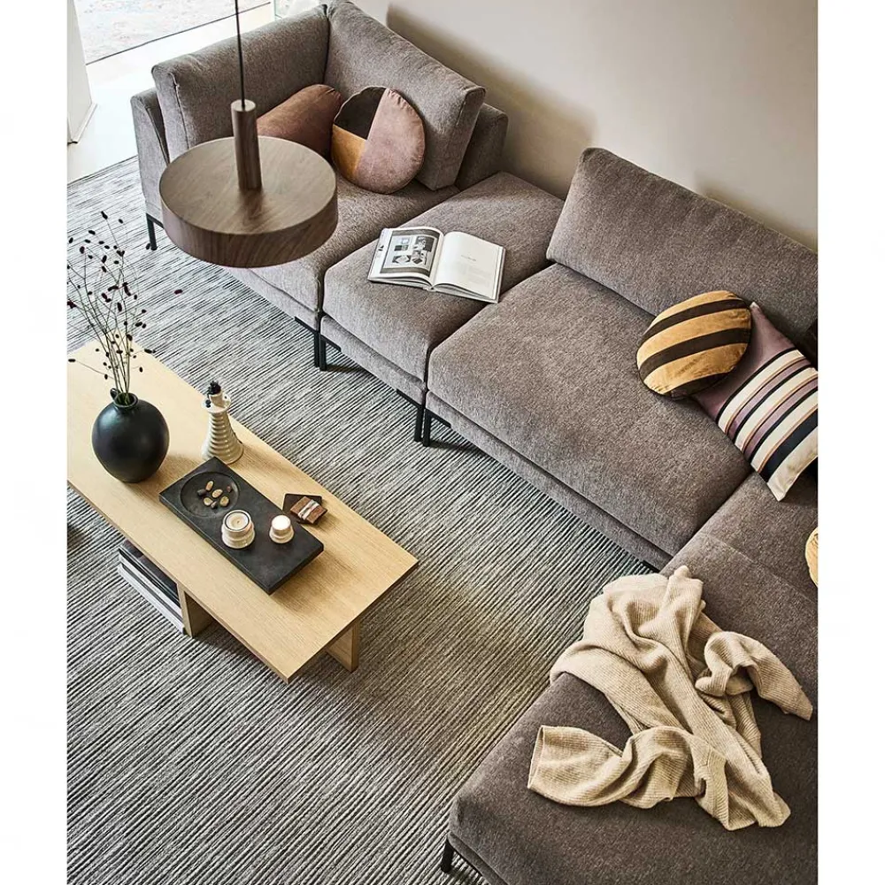 Wohnen Sofas<Sofa aus Modulen in Taupe Stoff - Birte