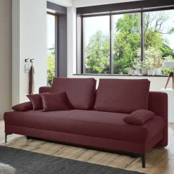 Wohnen Sofas<Sofa mit Bettfunktion in dunklem Lila - Ninjos