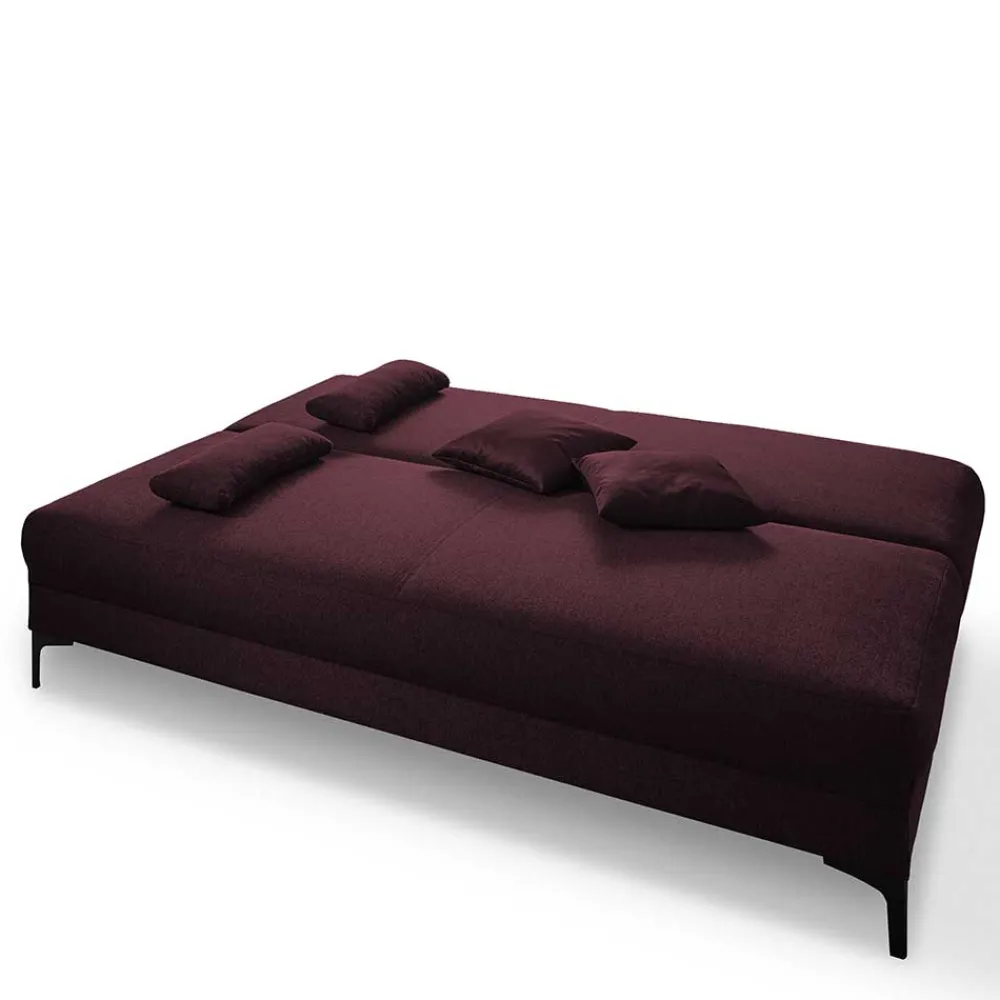 Wohnen Sofas<Sofa mit Bettfunktion in dunklem Lila - Ninjos