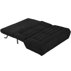 Wohnen Sofas<Sofa mit Schlaffunktion in Schwarz Olessa frei im Raum stellbar