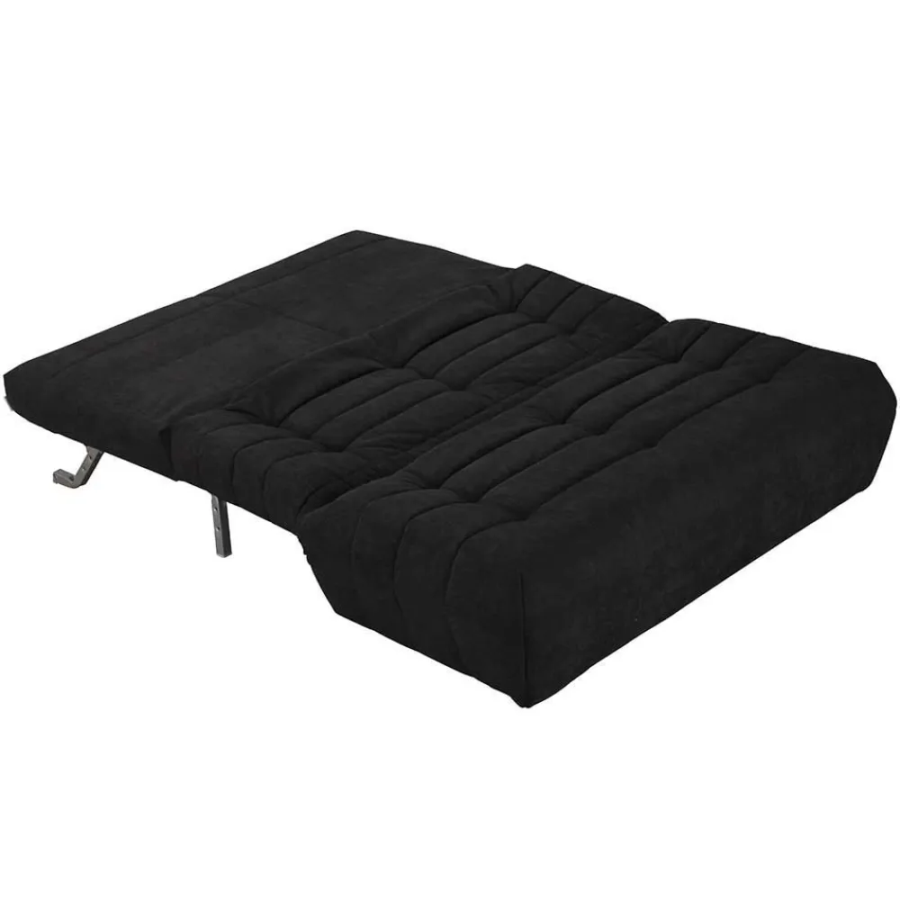 Wohnen Sofas<Sofa mit Schlaffunktion in Schwarz Olessa frei im Raum stellbar