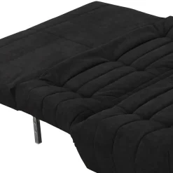 Wohnen Sofas<Sofa mit Schlaffunktion in Schwarz Olessa frei im Raum stellbar