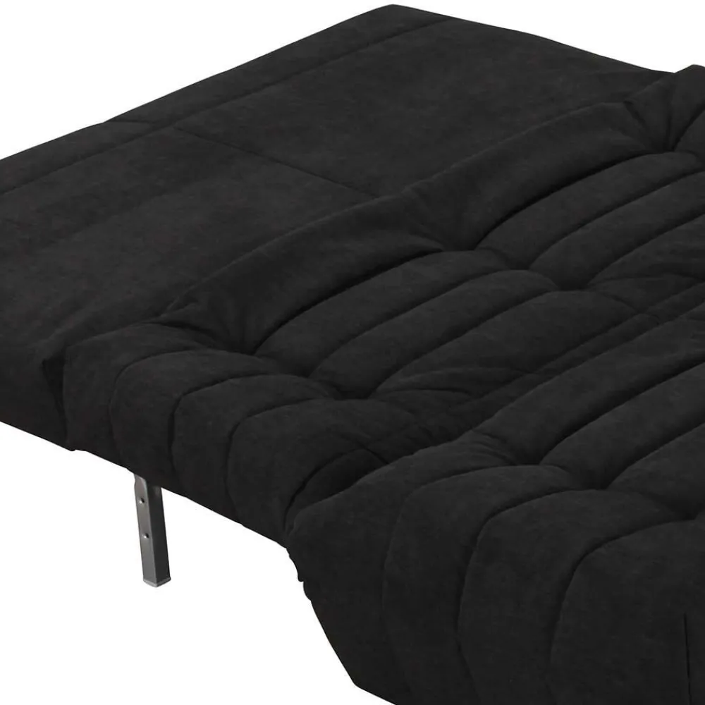 Wohnen Sofas<Sofa mit Schlaffunktion in Schwarz Olessa frei im Raum stellbar