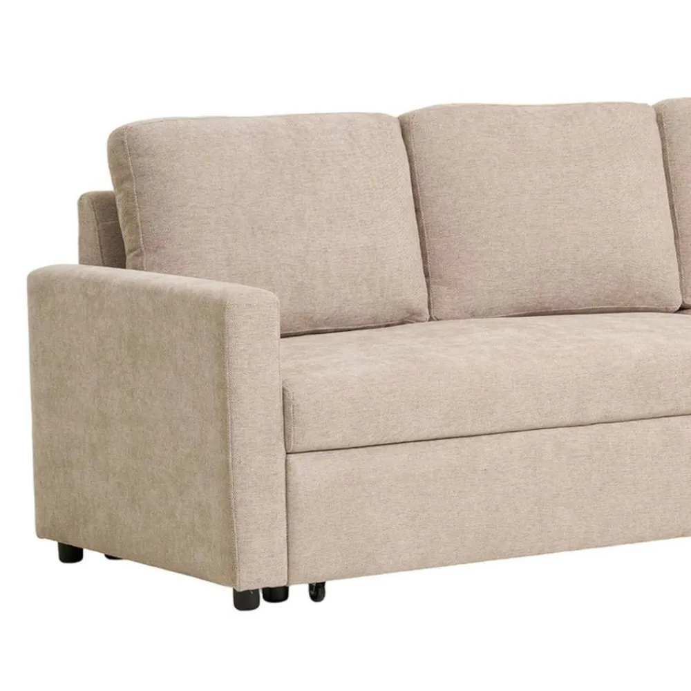 Wohnen Sofas<Sofaecke mit Bettfunktion in Beigegrau - Adhipa