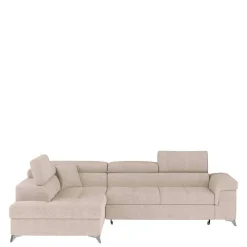 Wohnen Betten<Sofaecke mit Schlaffunktion in Beige Webstoff - Rirua