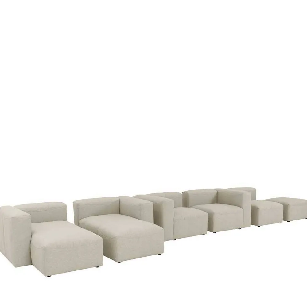 Wohnen Sofas<Sofaelement Recamiere in Cremeweiß - Tembreno