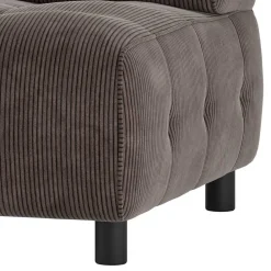Wohnen Sofas<Sofamodul Ecke als Einsitzer in Graubraun Cord - Vita