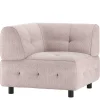 Wohnen Sofas<Sofamodul Ecke aus Chenillegewebe in Mauve - Muldivian