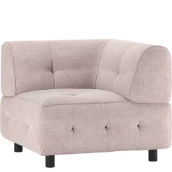 Wohnen Sofas<Sofamodul Ecke aus Chenillegewebe in Mauve - Muldivian