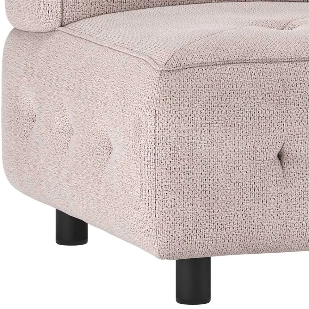 Wohnen Sofas<Sofamodul Ecke aus Chenillegewebe in Mauve - Muldivian