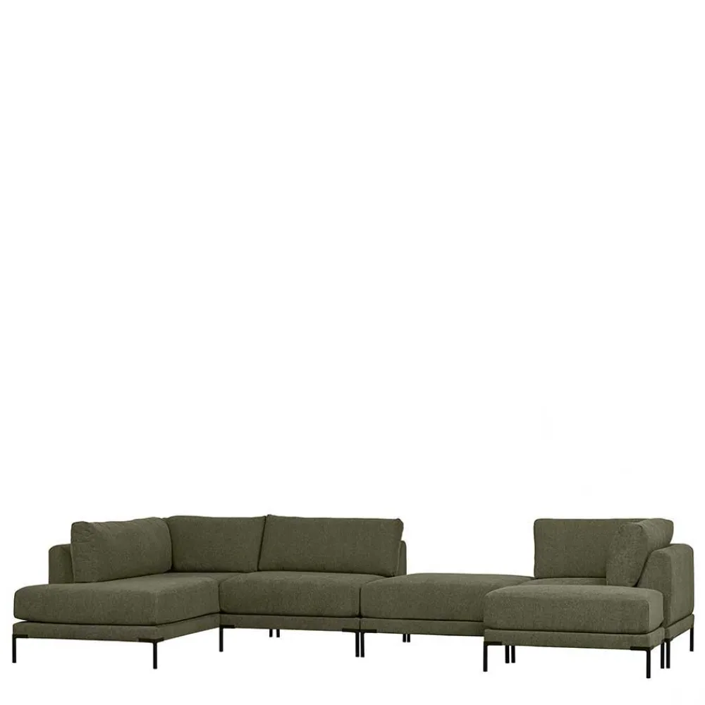 Wohnen Sofas<Sofamodul Eckelement in Dunkelgrün - Arraggo
