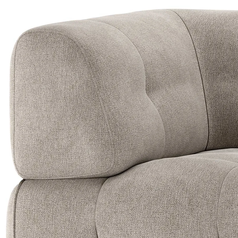 Wohnen Sofas<Sofamodul Eckelement in Graugrün - Jasmon