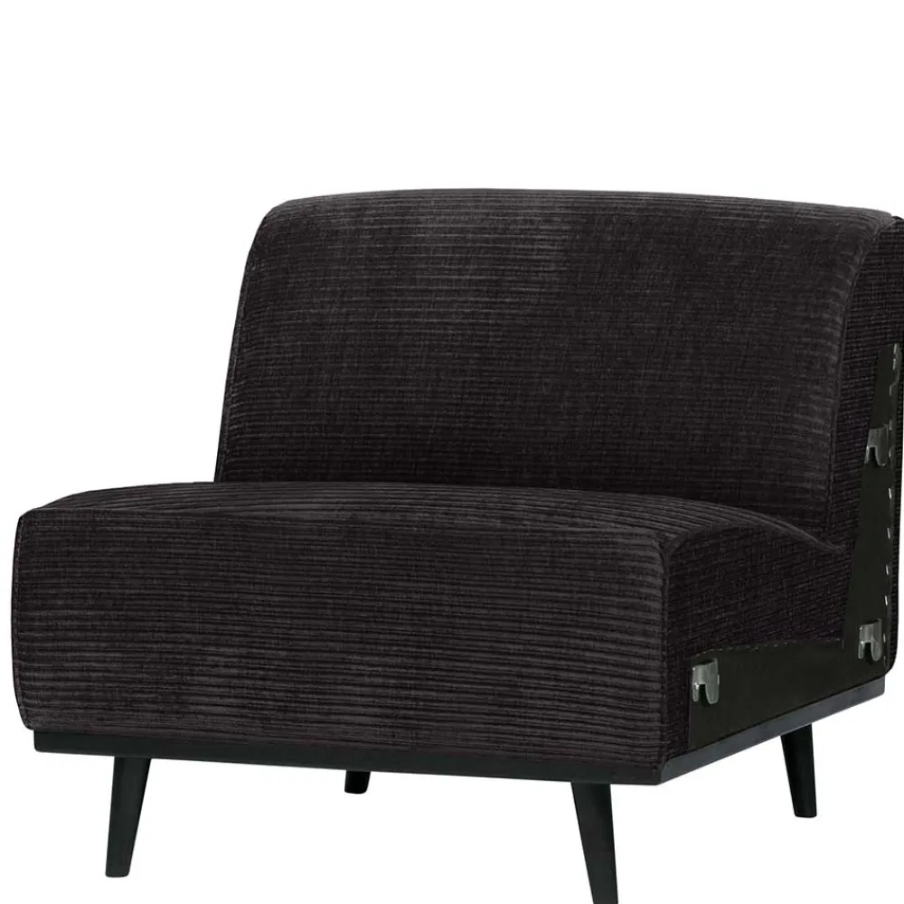 Wohnen Sofas<Sofa-Modul in Dunkelgrau Breitcord-Bezug - Vibka