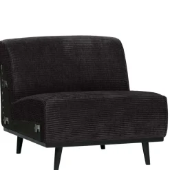 Wohnen Sofas<Sofa-Modul in Dunkelgrau Breitcord-Bezug - Vibka
