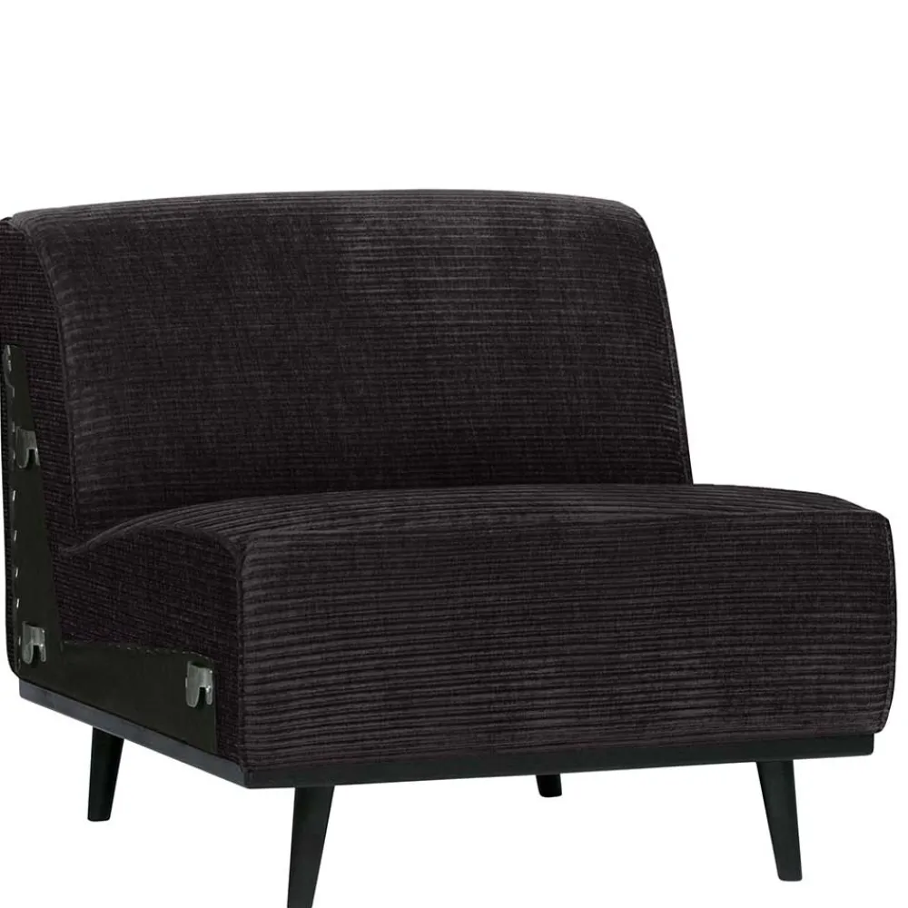 Wohnen Sofas<Sofa-Modul in Dunkelgrau Breitcord-Bezug - Vibka