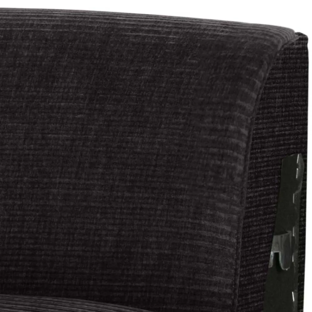 Wohnen Sofas<Sofa-Modul in Dunkelgrau Breitcord-Bezug - Vibka