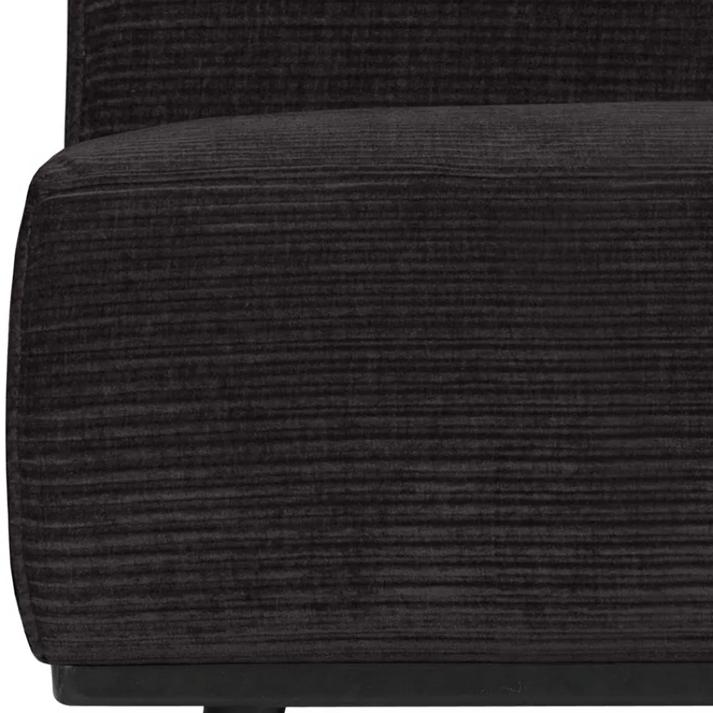 Wohnen Sofas<Sofa-Modul in Dunkelgrau Breitcord-Bezug - Vibka