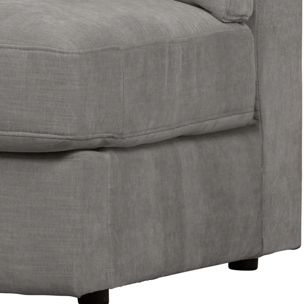 Wohnen Sofas<Sofamodul mit Rundung links in Grau - Gregg