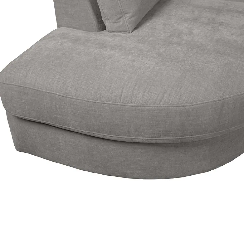 Wohnen Sofas<Sofamodul mit Rundung links in Grau - Gregg