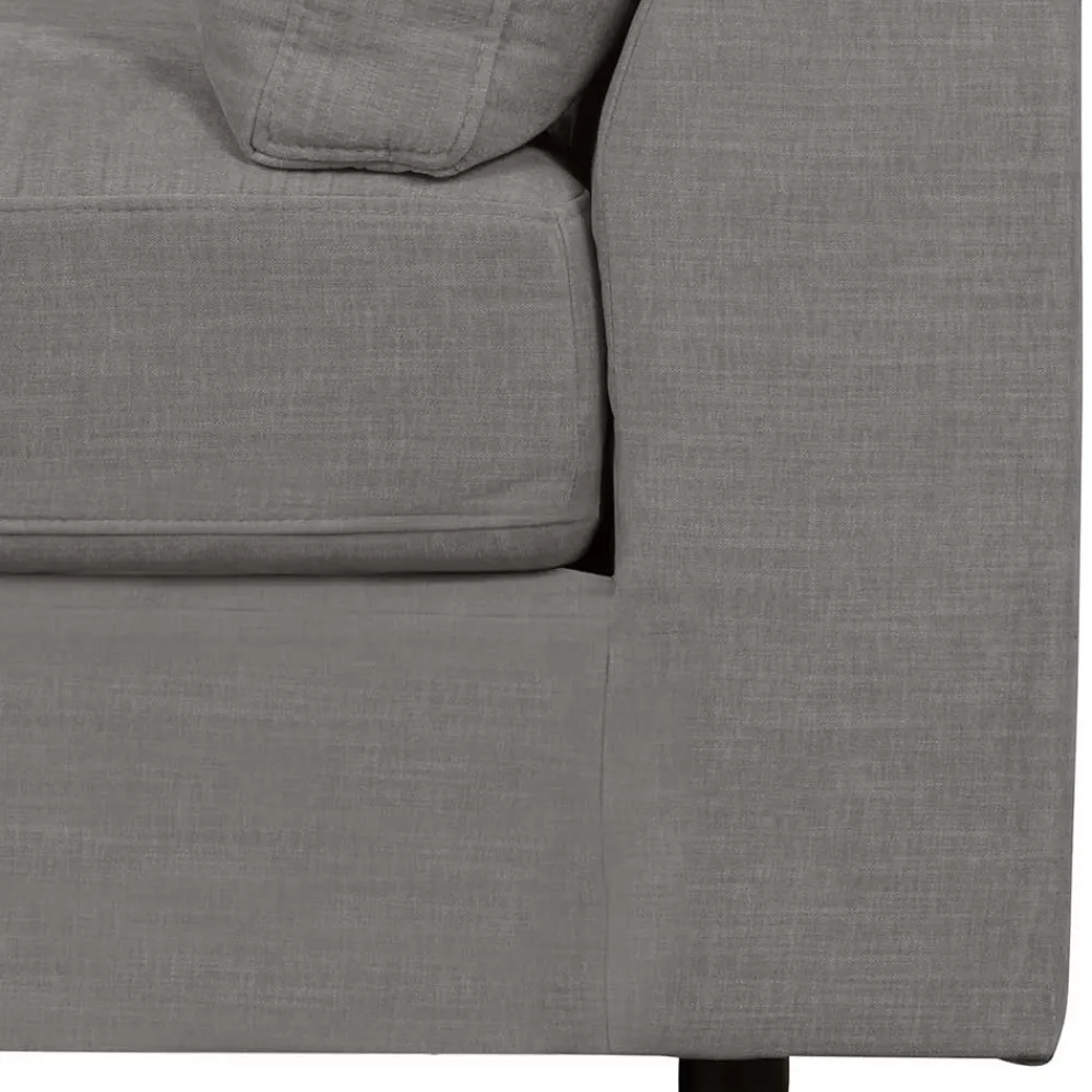 Wohnen Sofas<Sofamodul mit Rundung links in Grau - Gregg