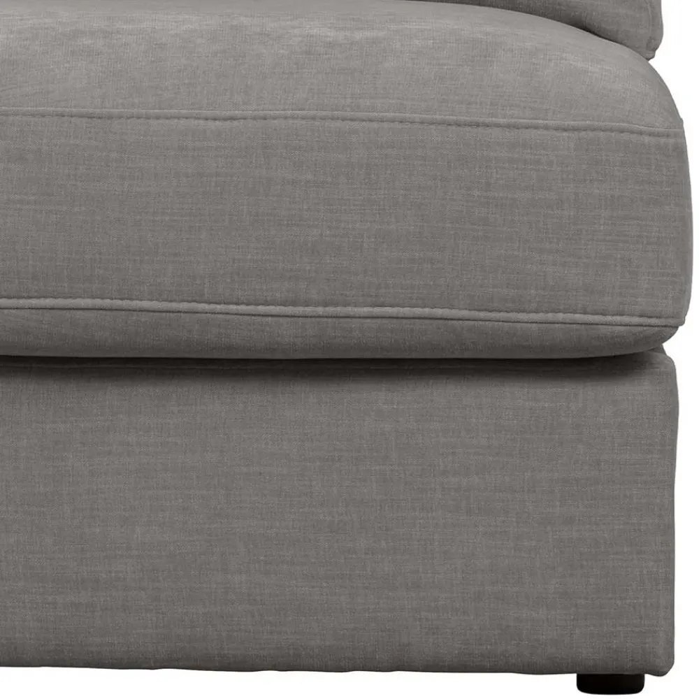 Wohnen Sofas<Sofamodul mit Rundung links in Grau - Gregg