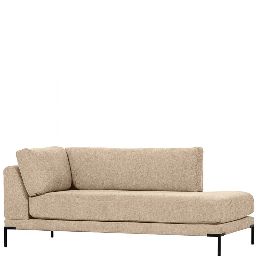 Wohnen Sofas<Sofamodul Recamiere in Beigegrau - Paola
