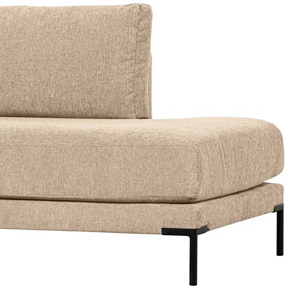 Wohnen Sofas<Sofamodul Recamiere in Beigegrau - Paola