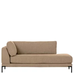 Wohnen Sofas<Sofamodul Recamiere in Champagner - Icoleran