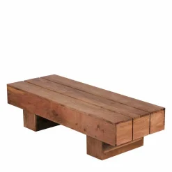 Wohnen Tische<Sofatisch aus naturbelassenem Holz Oridano Akazie massiv
