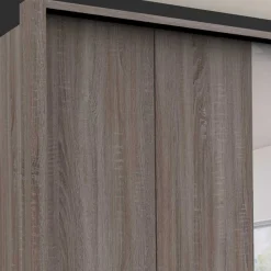 Wohnen Kleiderschränke|Schränke<Spiegel Kleiderschrank in Holz-Nachbildung - Crenba