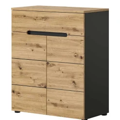 Wohnen Garderoben<Spiegel und Schuhkommode Set - Norja (zweiteilig)