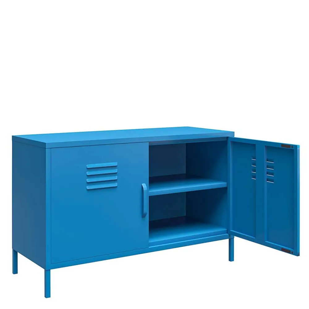 Wohnen Tv & Hifi-Möbel|Lowboards<Spind Design Kommode in Blau - Datinel