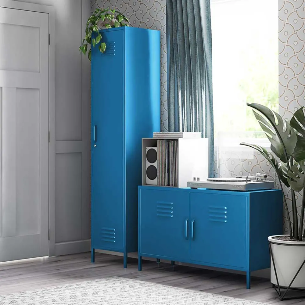 Wohnen Tv & Hifi-Möbel|Lowboards<Spind Design Kommode in Blau - Datinel