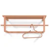 Wohnen Garderoben<Stahl Garderobe in Terracotta pulverbeschichtet - Simonas