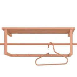 Wohnen Garderoben<Stahl Garderobe in Terracotta pulverbeschichtet - Simonas