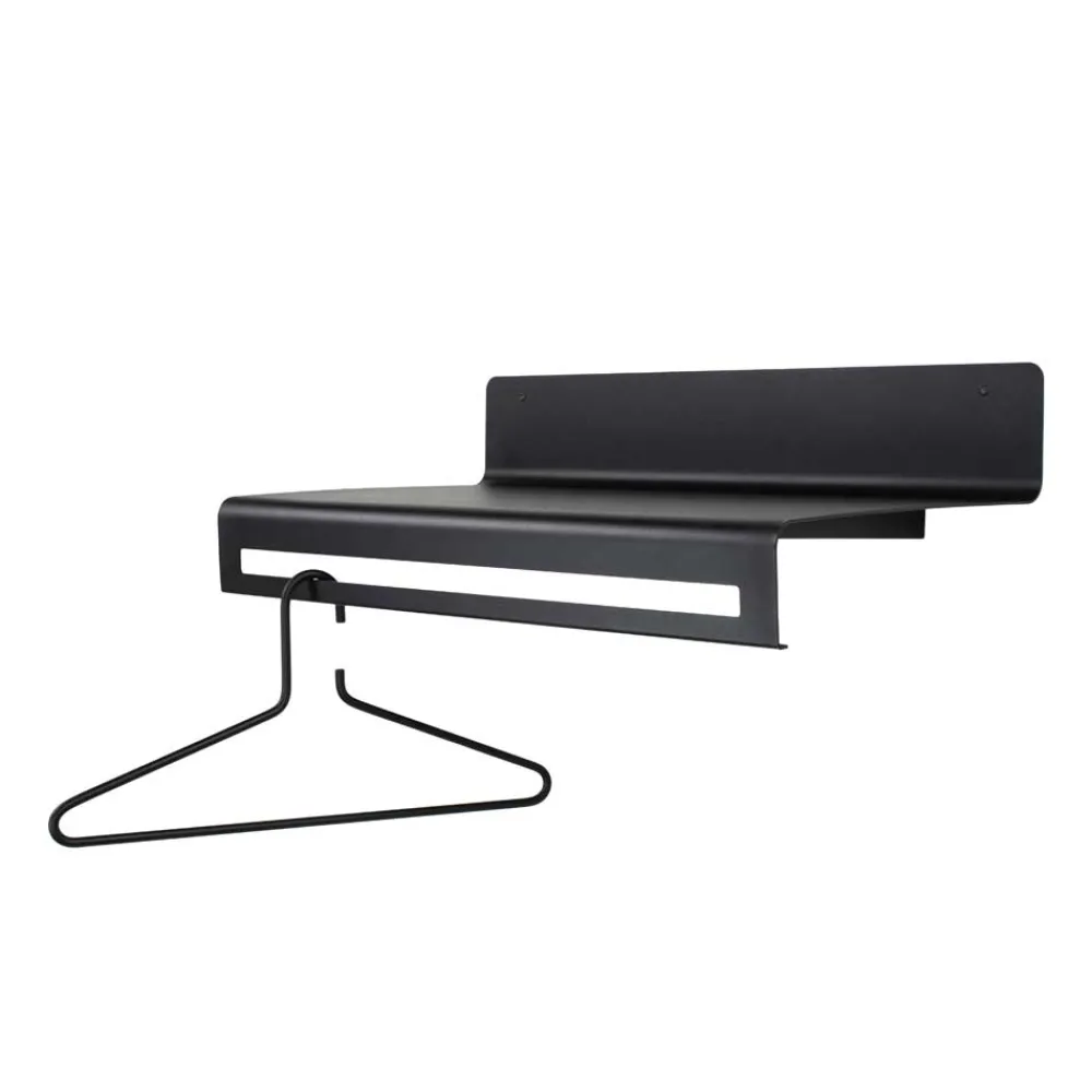 Wohnen Garderoben<Stahl Hängegarderobe in Schwarz - Ampollino