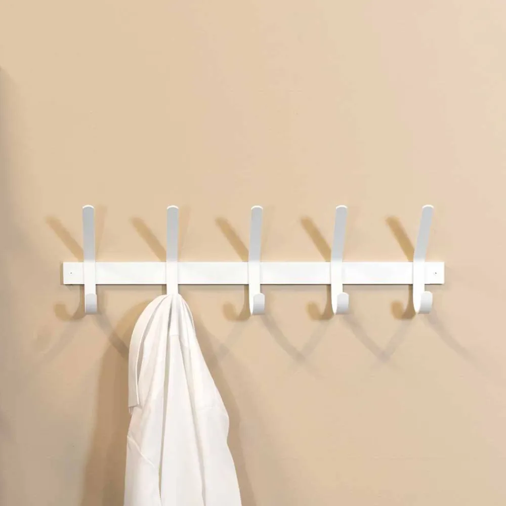 Wohnen Garderoben<Stahl Hängegarderobe in Weiß - Adagios