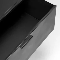 Wohnen Regale<Stahl Regal ohne Rückwand in Schwarz - Magde