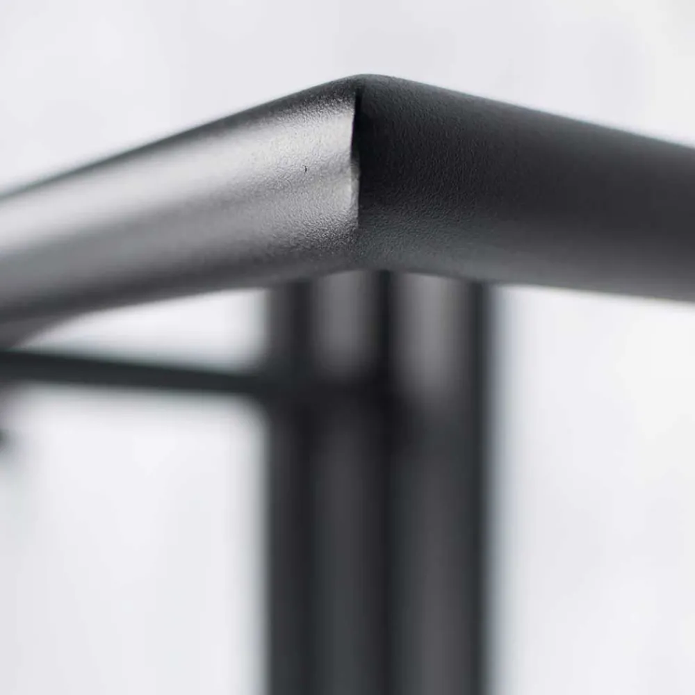 Wohnen Garderoben<Stahl T-Design Wandgarderobe in Schwarz - Brittania
