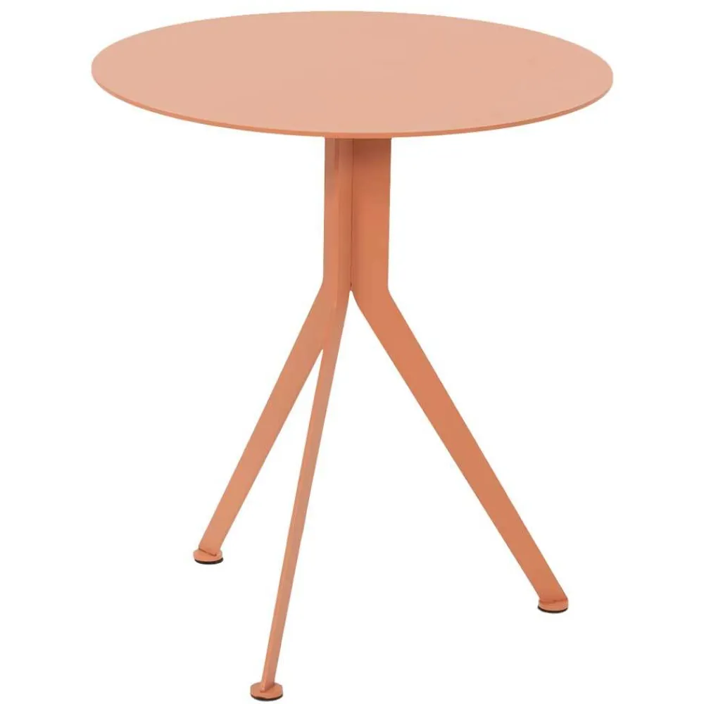 Wohnen Tische<Stahl-Beistelltisch in Terracotta - Mala