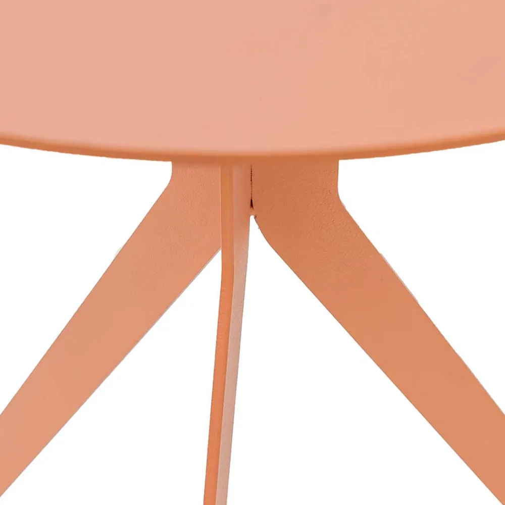 Wohnen Tische<Stahl-Beistelltisch in Terracotta - Mala