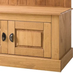 Wohnen Garderoben<Standgarderobe aus Kiefer Massivholz - Kumico